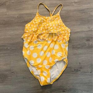 Target Yellow and White Polka Dot Swimsuit